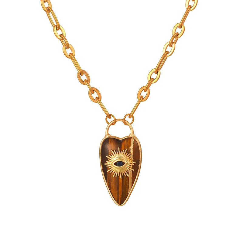 Elegant pink amethyst crystal necklace on model collarbone
