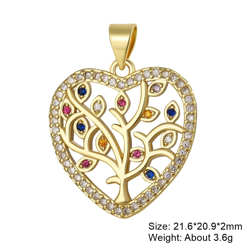 Gold plated hand gold charm pendant for jewelry making DIY accessories