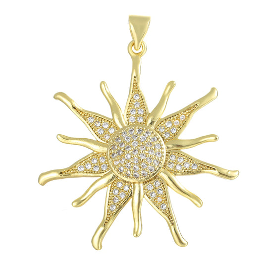 Close up DIY jewelry making charms gold plated pendants for custom design